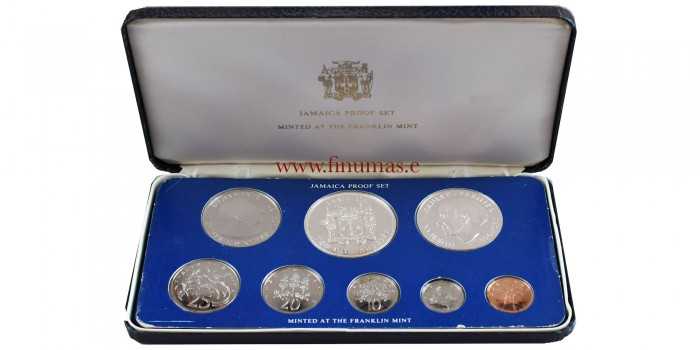 JAMAICA - K-PS12 OFFICIAL PROOF SET 1975