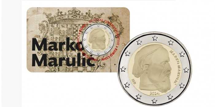 2 EUROS CONMEMORATIVOS CROACIA 2024 "MARULIC" - COINCARD