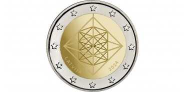 2 EUROS CONMEMORATIVOS LETONIA 2024 " HIMMELI"