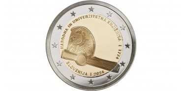 2 EURO COMMEMORATIVE SLOVENIAN 2024 "NATIONAL LIBRARY" COINS