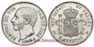 Cy16595J.- ALFONSO XII 5 Pesetas 1885 (18-87) MSM.- SC-. B.O