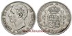 Cy16580E.- ALFONSO XII 5 Pesetas 1875 (18-75) DEM. Variante  oreja rayada.-MBC