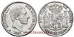 Cy16631E.- ALFONSO XII 50 Ctm. de Peso 1881 Manila - MBC