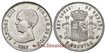 Cy16695J.- ALFONSO XIII 5 Pesetas 1889 (18-89) MPM - SC-