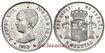 Cy16696I.- ALFONSO XIII 5 Pesetas 1890 (18-90) MPM - EBC+