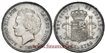 Cy16703H.- ALFONSO XIII 5 Pesetas 1894 (18-94) Bucles PGV - EBC 