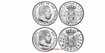 Cy16547m.- CARLOS VII  Medalla Guerras Carlista 1874 - 2 piezas Plata