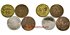 Cy16816L.- Lote 4 piezas Guerra Civil. 2 x 25 cent. IBI, 10 Ctms. Cazalla de la Sierra y 1 Pts. Segarra de Gaia