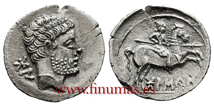 BOLSKAN (HUESCA) DENARIO 100-72 a.C