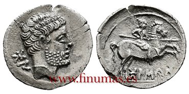 BOLSKAN (HUESCA) DENARIO 100-72 a.C