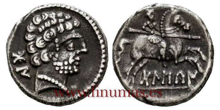 BOLSKAN (HUESCA) DENARIO 180-20 a.C