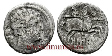 BOLSKAN (HUESCA) DENARIO 180-20 a.C