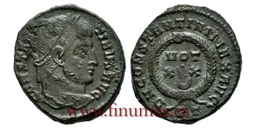 CONSTANTINO I FOLLIS 322-325 TICINUM