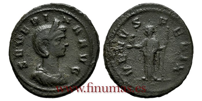 SEVERINA DENARIO AURELIANO 270-275 ROMA