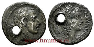 REPUBLICA DENARIO 54 a.C GENS COELIA