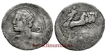 LICINIO DENARIO 84a.C ROMA