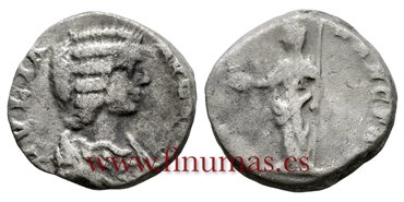 JULIA DOMNA DENARIO  196-202d.C