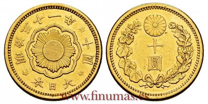 JAPAN - K-033.- 10 YEN 1898 - SC-