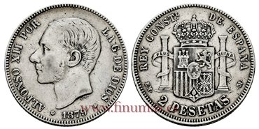 Cy16674D.- ALFONSO XII 2 Pesetas 1879 (18-7_) EMM - MBC-