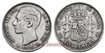 Cy16566E.- ALFONSO XII 1 Pesetas 1876 (18-76) DEM.- MBC