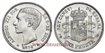 Cy16566J.- ALFONSO XII 1 Pesetas 1876 (18-76) DEM.- SC-