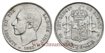 Cy16570G.- ALFONSO XII 1 Pesetas 1883 (18-83) MSM.- MBC+