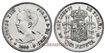 Cy16671H.- ALFONSO XII 1 Peseta 1889 MPM(18-89) - EBC