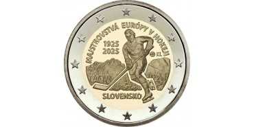 2 EURO COMMEMORATIVE SLOVAKIA 2025 "HOCKEY" COINS