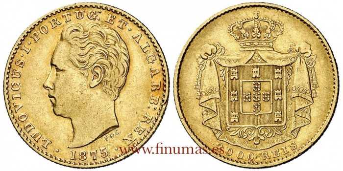 copy of PORTUGAL - K-242 - 5 REIS 1751 - MBC
