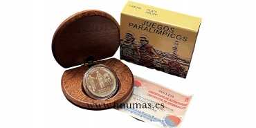 2000 - 1000 Pesetas 2000, Athletics for the blind, Sydney, silver proof