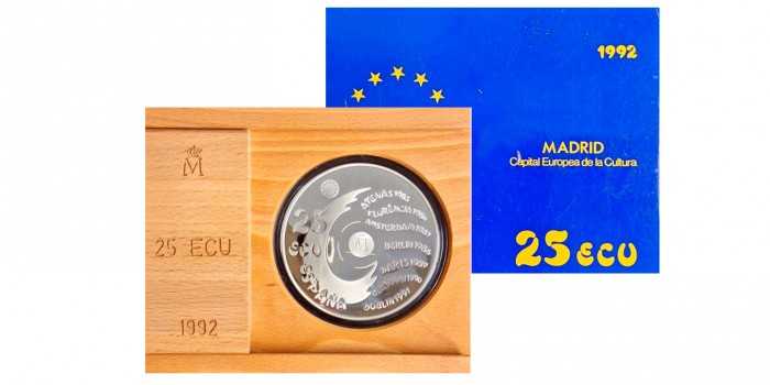 1992 - 25 ECU / CINCUENTIN 1992 - MADRID CAPITAL OF CULTURE