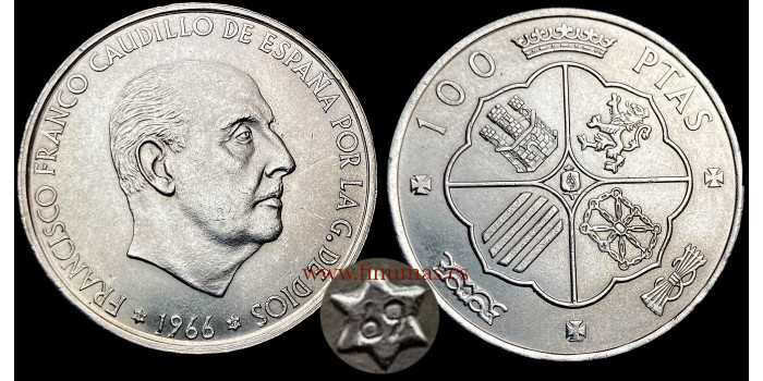 Cy16942K.- 100 Pts 1966/69 Recto SC