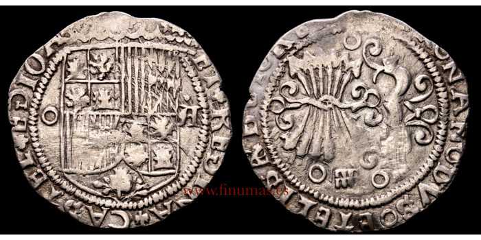 copy of Cy02550.- REYES CATOLICOS 1 REAL 1469-1504 SEGOVIA P. PLATA