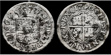 Cy07993.-FELIPE V - 1 Real 1740 Madrid JF.-BC+