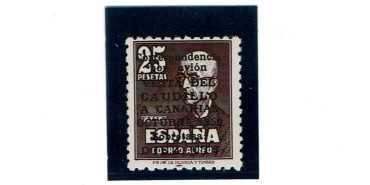 copy of Edifil 1083.- VISIT CAUDILLO CANARIAS. NEW. DOUBLE CERTIFICATE