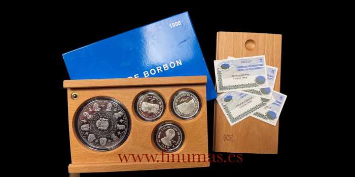 copy of 1997 - COMPLETE COLLECTION CASA DE BORBON- FELIPE V. SILVER -PROOF