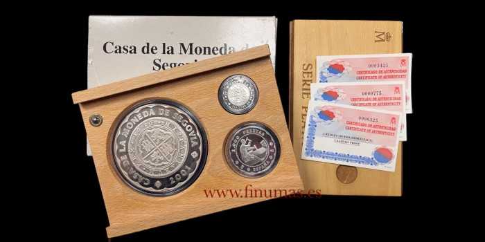 2001 - COMPLETE COLLECTION MINT SEGOVIA. SILVER CASE - PROOF