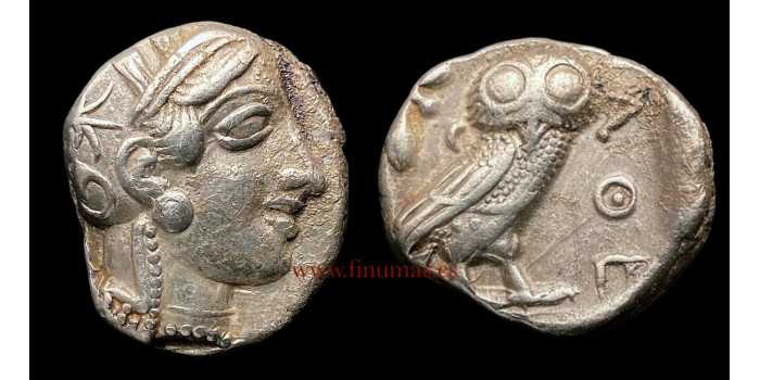 GR030.- TETRADRACMA ATICO (LECHUZA) 449-413a.C