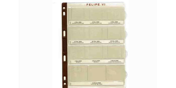 E27. HOJA PRONUMAS FELIPE VI EUROS 2025