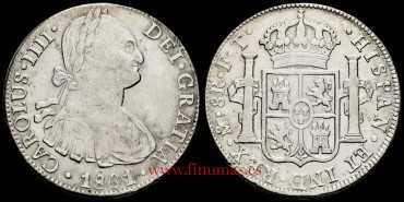 Cy13103.-CARLOS IV - 8 Reales 1801 Mexico F.T.- MBC+