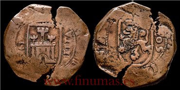 Cy04125.- FELIPE III - 8 Maravedís 1605 Cuenca .MBC- 