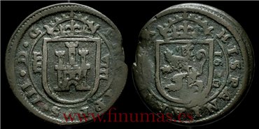 Cy04179F.- FELIPE III -  8 Maravedís 1620 Segovia. MBC