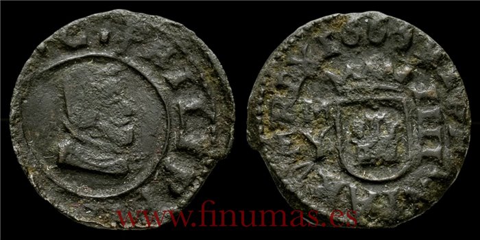 Cy04976.-  FELIPE IV - 4 Maravedís 1663 Madrid Y. MBC