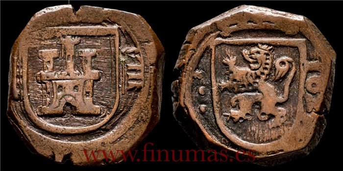 Cy05025.- FELIPE IV - 8 Maravedís 162(*) Valladolid . BC