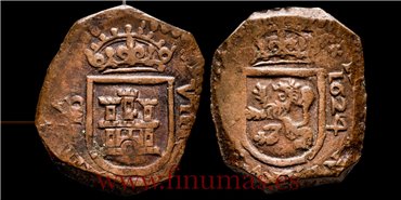 Cy05037.- FELIPE IV - 8 Maravedís 1624 Madrid . MBC