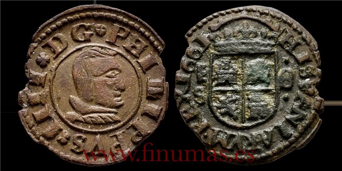 Cy05135.- FELIPE IV - 8 Maravedís 1661 Segovia S . MBC+