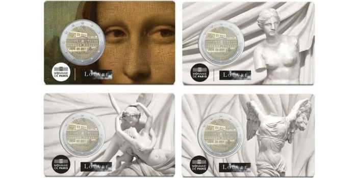 copy of 2 COMMEMORATIVE EUROS FRANCE 2024 "JJ.OO PARIS 2024"