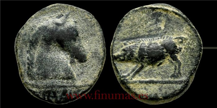 OBULCO (PORCUNA) CUADRANTE 180-20 a.C