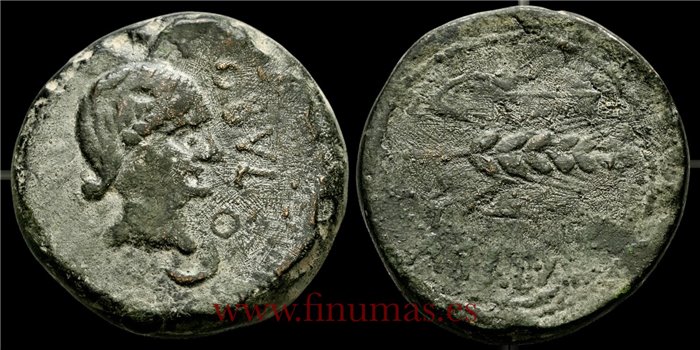 OBULCO (PORCUNA) AS SEXTANTAL 180-20 a.C