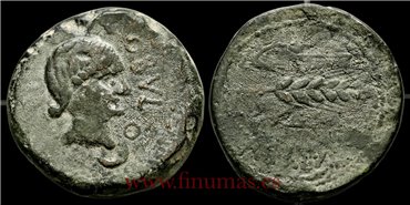 OBULCO (PORCUNA) AS SEXTANTAL 180-20 a.C